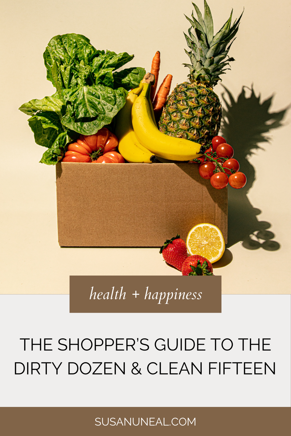 The Shopper’s Guide to the Dirty Dozen and Clean Fifteen 